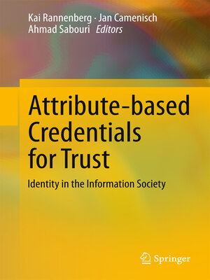 cover image of Attribute-based Credentials for Trust